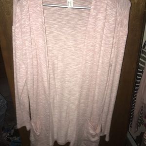 Pink Cardigan with Pockets